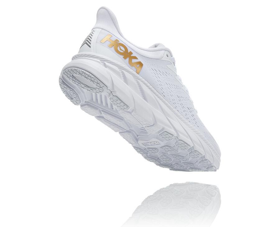 Hoka One One Hardloopschoenen Heren - Clifton 7 - Wit - VT2453081